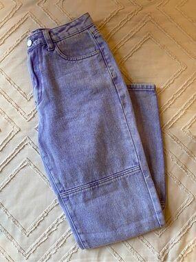 Lavender High-Rise Jeans